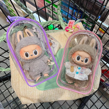 Labubu Clear Storage Case