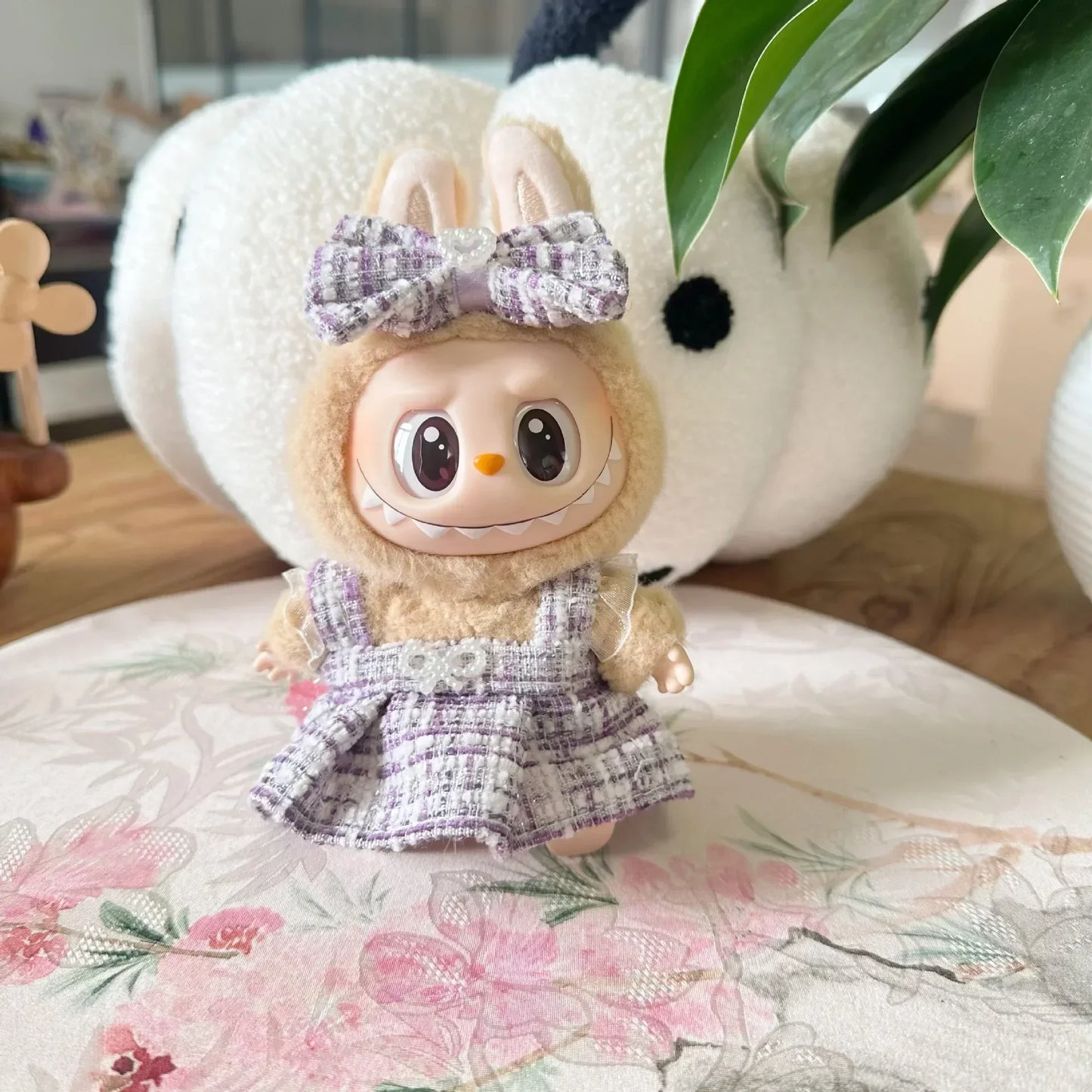Shop the Labubu Designer Twill Dress – a sleek, high-quality doll outfit that adds elegance and style to your Labubu collection. Perfect for any occasion

